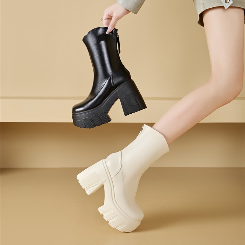 Riding Boot Short - Женские ботинки DIMANYU в западном стиле,