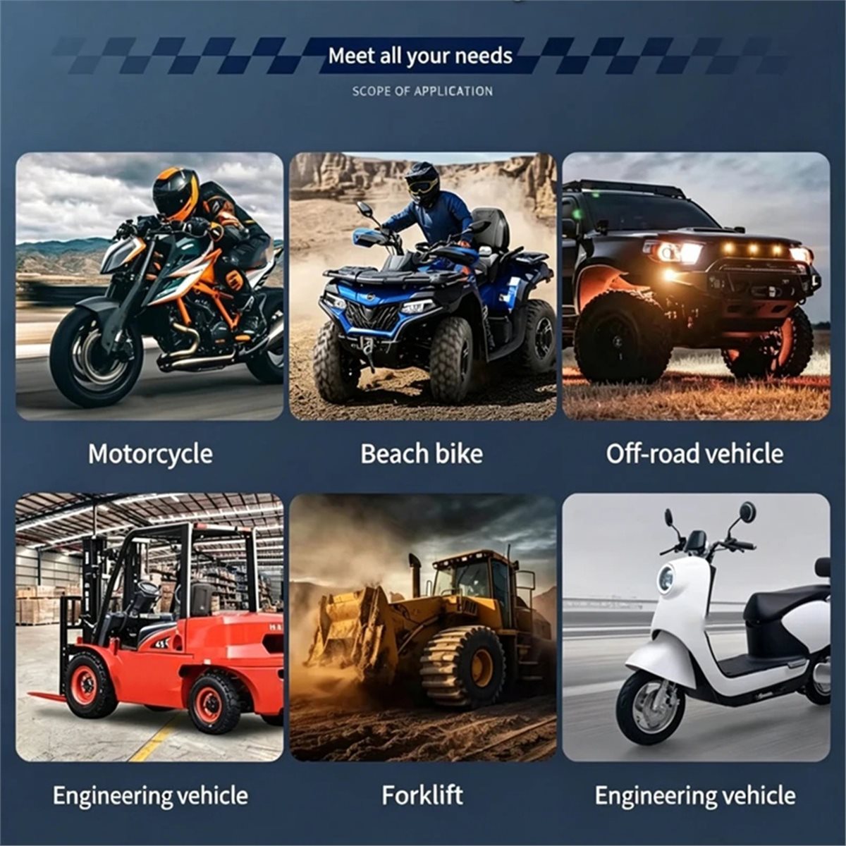 Motorcycle Gear Manufacturers - Светодиодная фара-прожектор PHONE&GEAR 3 дюйма для