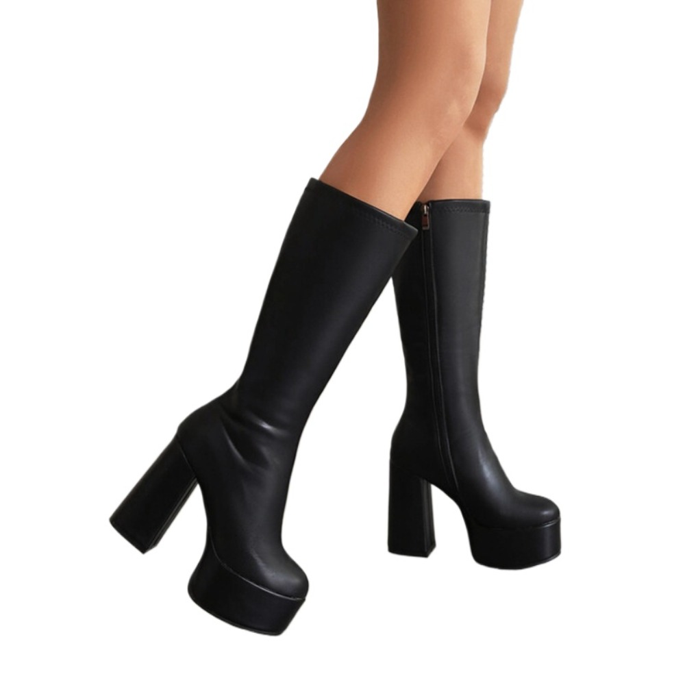 Riding Boot Short - BLXQPYT Сапоги до колена Женская мода