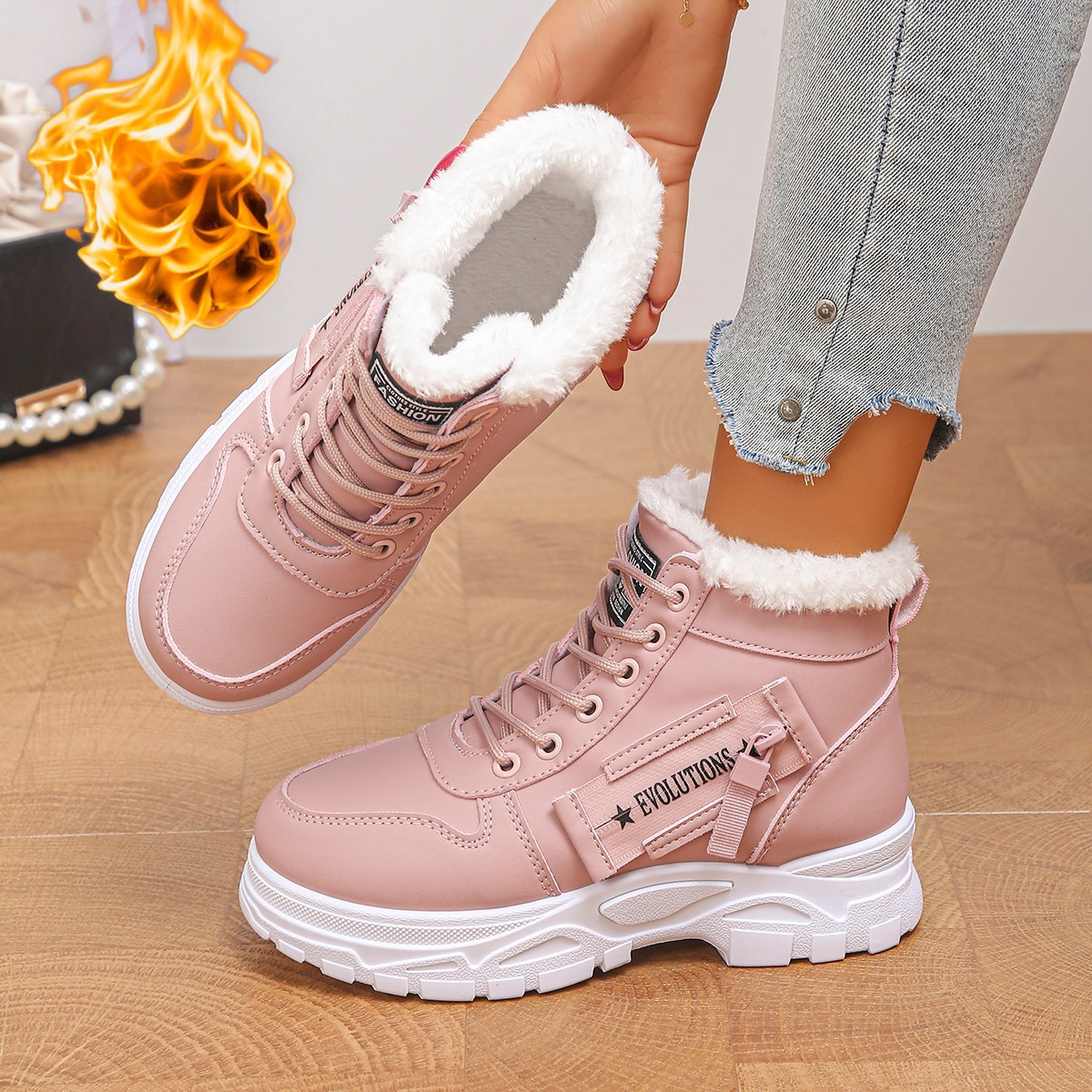 Женские новые зимние хлопковые – обзор и цена Riding Boot Short