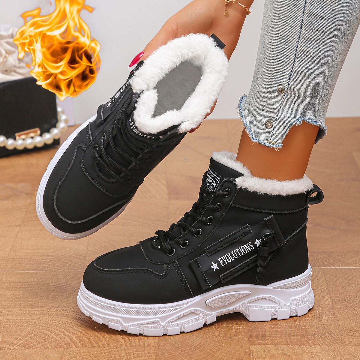 Женские новые зимние хлопковые – обзор и цена Riding Boot Short