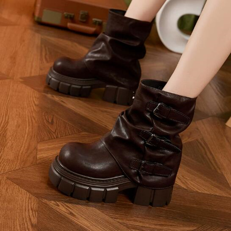 Женские ботинки на платформе 9 – обзор и цена Riding Boot Short