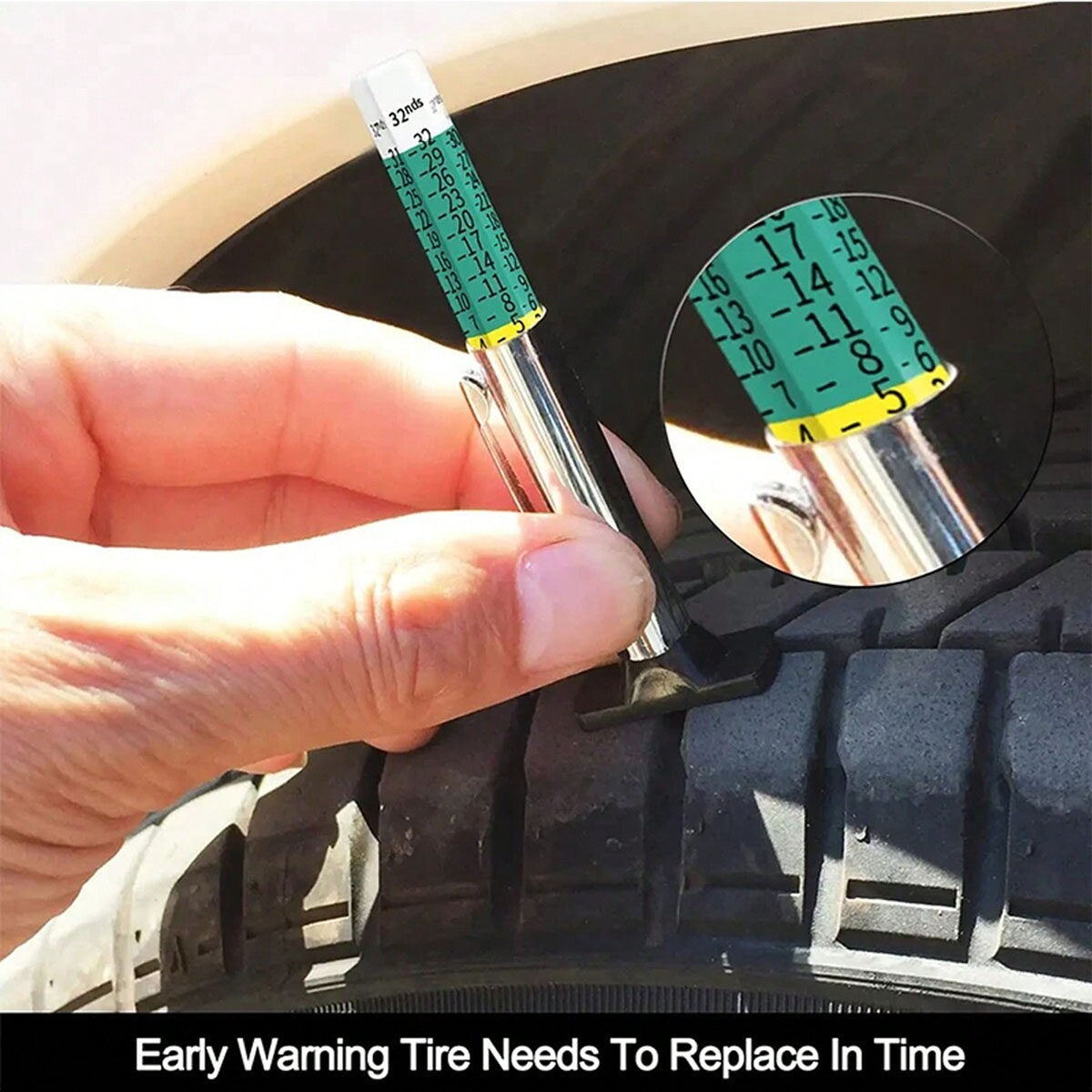 Измеритель глубины протектора  – обзор и цена Tyre Pressure Gauge