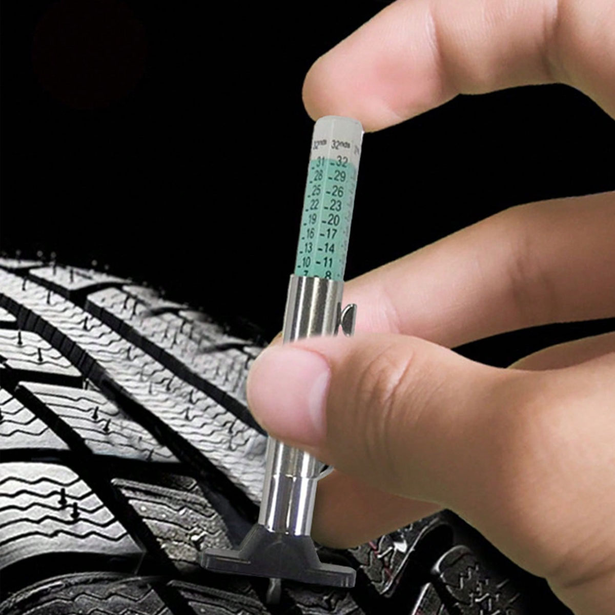 Измеритель глубины протектора  – обзор и цена Tyre Pressure Gauge